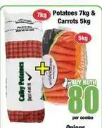 Boxer Potatoes & carrots offer