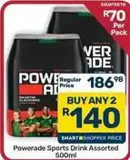 Pick n Pay Hypermarket Powerade - sports drink assorted 500ml offer