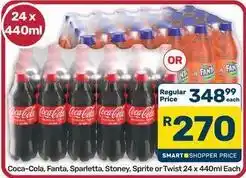 Pick n Pay Hypermarket Coca cola - coca-cola, fanta, sparletta, stoney, sprite or twist offer