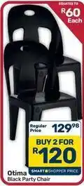 Pick n Pay Hypermarket Black party chair offer