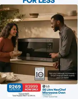 OK Furniture Lg - 56 litre neochef microwave oven offer