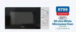 OK Furniture Defy - 20 litre white microwave oven dmo384 offer