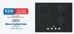 OK Furniture Defy - 65cm hybrid hob dhg606 offer