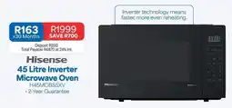 OK Furniture Hisense - 45 litre inverter microwave oven h45mobs5xv offer