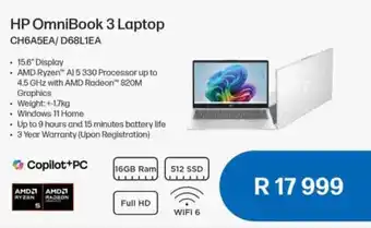 Computer Mania HP OmniBook 3 Laptop offer
