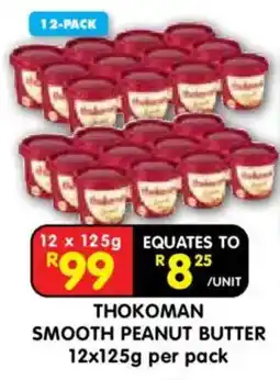 Shoprite Thokoman Smooth Peanut Butter offer