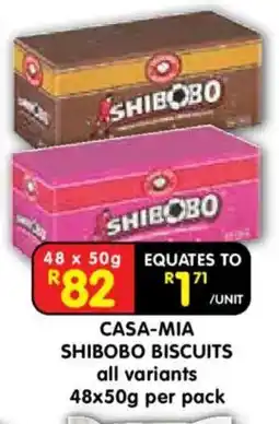 Shoprite Casa-mia shibobo biscuits offer
