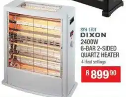 Cash Crusaders DIXON 6-BAR 2-SIDED QUARTZ HEATER offer