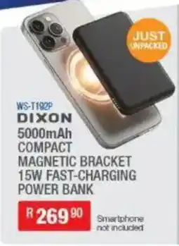 Cash Crusaders DIXON 5000mAh COMPACT MAGNETIC BRACKET 15W FAST-CHARGING POWER BANK offer