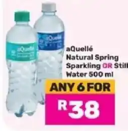 Game aQuellé Natural Spring Water offer