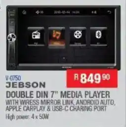 Cash Crusaders JEBSON DOUBLE DIN 7" MEDIA PLAYER offer