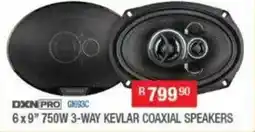 Cash Crusaders DXN PRO 6 x 9" 750W 3-WAY KEVLAR COAXIAL SPEAKERS offer