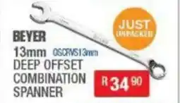 Cash Crusaders BEYER 13mm DEEP OFFSET COMBINATION SPANNER offer