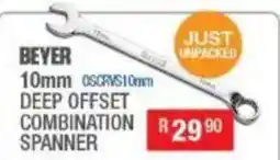Cash Crusaders BEYER 10mm DEEP OFFSET COMBINATION SPANNER offer