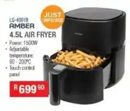 Cash Crusaders AMBER 4.5L AIR FRYER offer