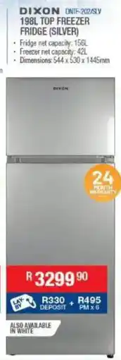 Cash Crusaders Dixon top freezer fridge offer