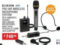 Cash Crusaders DIXON M700 PRO UHF WIRELESS MICROPHONE SYSTEM offer