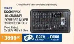 Cash Crusaders Dixon pro 10-channel powered mixer offer