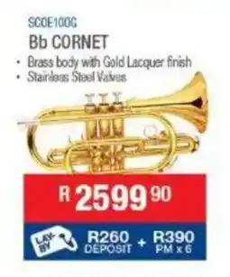Cash Crusaders SCOE100G Bb CORNET offer