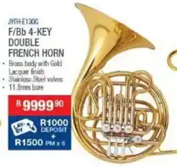 Cash Crusaders F/Bb 4-KEY DOUBLE FRENCH HORN offer