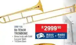 Cash Crusaders STBE110G Bb TENOR TROMBONE offer