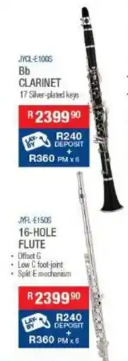 Cash Crusaders JYCL-E100S Bb CLARINET offer