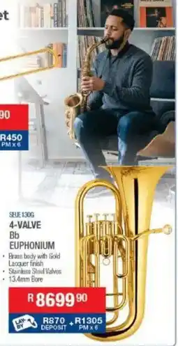 Cash Crusaders SEUE130G 4-VALVE Bb EUPHONIUM offer
