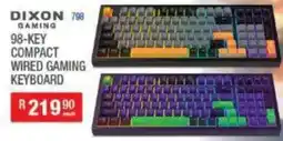 Cash Crusaders DIXON GAMING 98-KEY COMPACT WIRED GAMING KEYBOARD offer