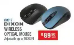 Cash Crusaders DIXON WIRELESS OPTICAL MOUSE offer