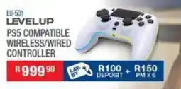 Cash Crusaders LEVELUP PS5 COMPATIBLE WIRELESS/WIRED CONTROLLER offer