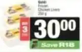 Spar Frozen chicken livers offer