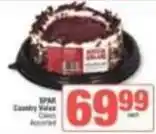 Spar Spar - country vale cakes offer