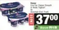 Spar Clover - low fat classic smooth or nordic yoghurt offer