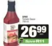 Spar Spar - tomato sauce offer