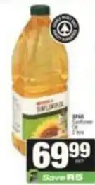 Spar Spar - sunflower oil offer