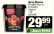 SuperSpar Double cream full cream yoghurt offer