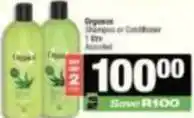SuperSpar Organics - shampoo or conditioner offer