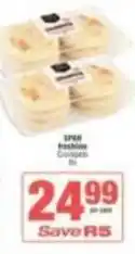 SuperSpar Spar - freshlowe crumpets offer