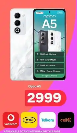 PEP Mtn - oppo a5 offer