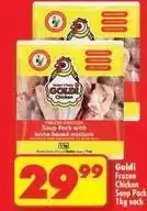 Shoprite Goldi - frozen chicken soup pack with brine-based mixture offer