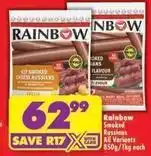 Shoprite Rainbow - smoked russians offer