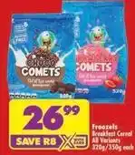 Shoprite Choco comets / strawberry comets offer