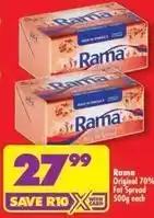 Shoprite Rama - original 70% fat spread offer