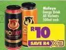 Shoprite Energy drink offer