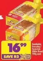 Shoprite Everyday - /farmstyle white bread 700g offer