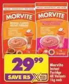Shoprite Morvite - instant porridge offer