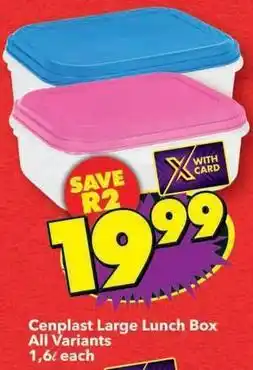 Shoprite Large lunch box offer