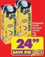 Shoprite Parmalat - vanilla flavoured custard offer