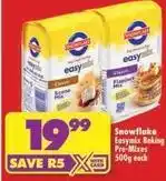 Shoprite Snowflake - easymix baking pre-mixes offer
