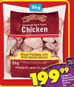 Shoprite Farmer's choice - individually quick frozen chicken mixed portions offer